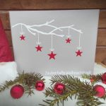 Holzschild zauberhafte Weihnachten grau